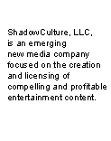 Who is ShadowCulture?